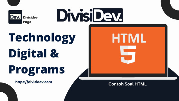 10 Contoh Soal HTML Beserta Jawabannya